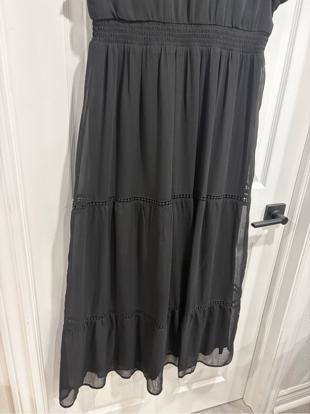 Christina Black Sleeveless V-Neck Maxi Dress - Picture 9 of 12